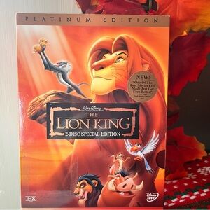 NEW Sealed Disney The Lion King Platinum Edition DVD 2 Discs